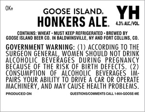 Goose Island Beer Co. Honker's