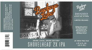 Buckeye Lake Brewery Shovelhead 2x IPA February 2014