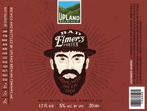 Upland Brewing Company Bad Elmer's Porter March 2014