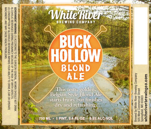 White River Brewibg Company Buck Hollow Blond Ale March 2014