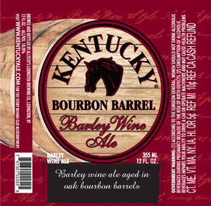 Alltech's Lexington Brewing Company Kentucky Bourbon Barrel Barley Wine February 2014