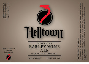Helltown Barley Wine March 2014
