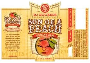 R.j. Rockers Brewing Company, Inc. Son Of A Peach Wheat March 2014