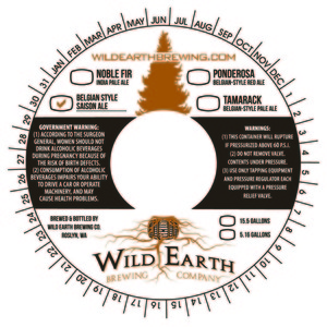 Wild Earth Brewing Company Belgian-style Saison