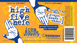Iron Horse Brewery High Five Hefe March 2014