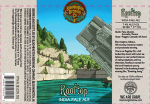 Bloomington Brewing Company Rooftop India Pale Ale March 2014
