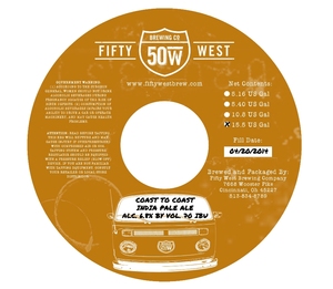 Fifty West Brewing Company Coast To Coast March 2014