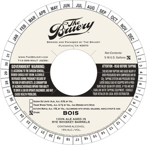 The Bruery Bois March 2014