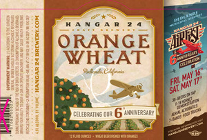 Hangar 24 Craft Brewery Orange Wheat March 2014