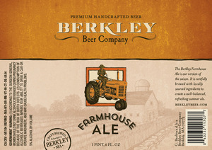 Berkley Beer Company Farmhouse Ale