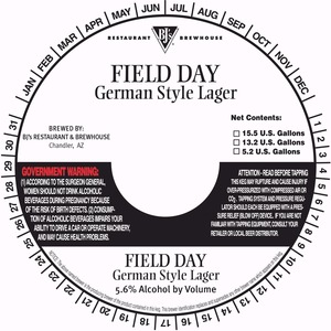 Field Day German Style Lager March 2014