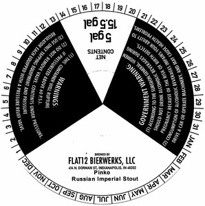 Flat 12 Bierwerks Pinko Russian Imperial Stout April 2014