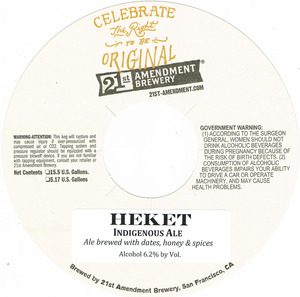 21st Amendment Brewery Heket