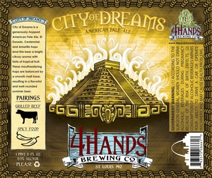 4 Hands Brewing Company City Of Dreams April 2014