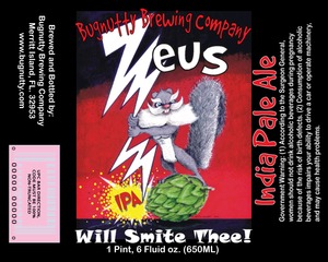 Bugnutty Brewing Company Zeus Will Smite Thee April 2014
