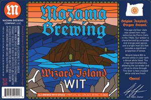Mazama Brewing Wizard Island Wit
