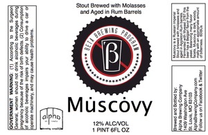 Alpha Brewing Company Muscovy May 2014