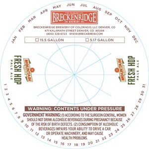 Breckenridge Brewery Fresh Hop Pale Ale