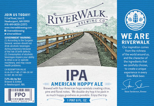Riverwalk Brewing Co. IPA May 2014
