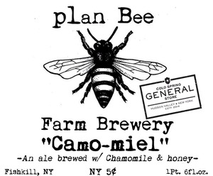 Plan Bee Farm Brewery Camomiel May 2014