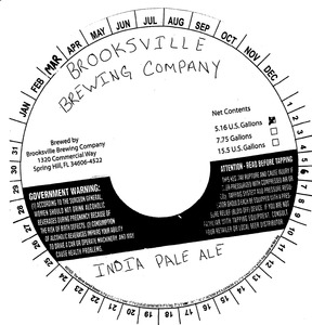 Brooksville Brewing Company Inc. India Pale Ale