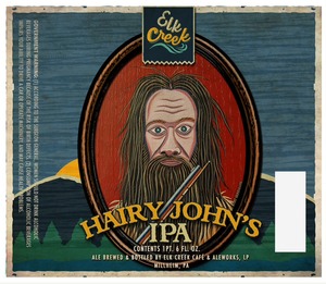 Elk Creek Hairy John's IPA May 2014