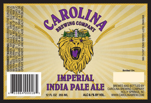 Carolina Brewing Company Imperial India Pale Ale May 2014