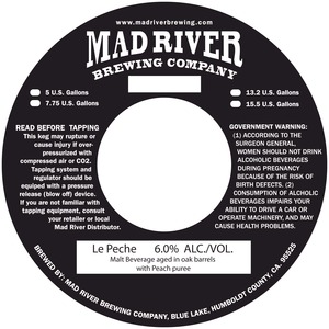 Mad River Brewing Company Le Peche June 2014