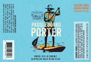 Cascade Lakes Brewing Company Paddleboard