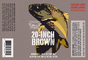 Cascade Lakes Brewing Company 20-inch Brown