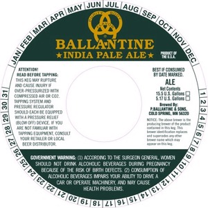 Ballantine India Pale Ale June 2014