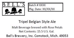 Bell's Tripel Belgian Style Ale