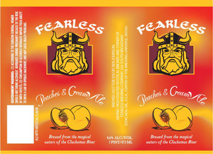 Fearless Brewing Company Peaches And Cream Ale June 2014