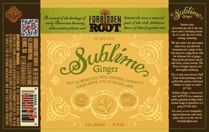 Forbidden Root Benefit Sublime Ginger