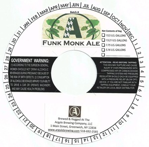 Argyle Brewing Company, LLC Funk Monk Ale June 2014