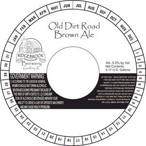 Ridgebrook Brewery, LLC Old Dirt Road