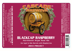 Cascade Brewing Blackcap Raspberry Nw Style Sour Ale July 2014