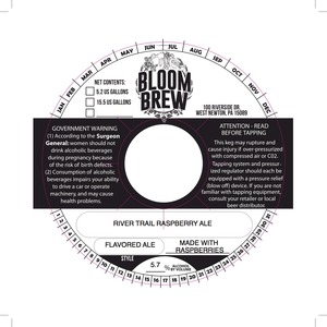 Bloom Brew River Trail Raspberry Ale