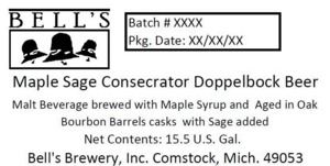 Bell's Maple Sage Consecrator Doppelbock Beer