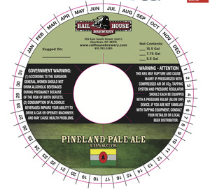 Railhouse Brewery Pineland Pale July 2014