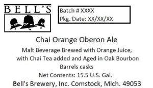 Bell's Chai Orange Oberon Ale