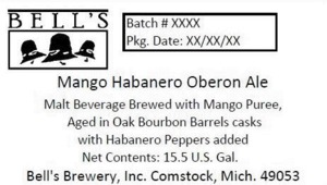 Bell's Mango Habanero Oberon Ale