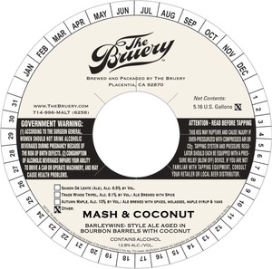 The Bruery Mash & Coconut July 2014