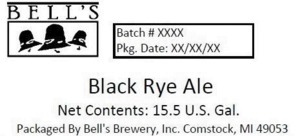 Bell's Black Rye July 2014