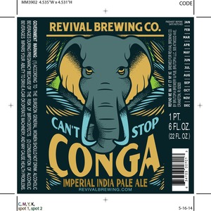 Revival Brewing Company Can't Stop Conga