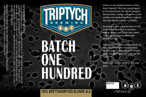 Triptych Brewing Batch One Hundred