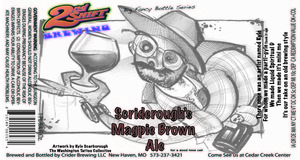 2nd Shift Brewing Scriderough's Magpie Brown Ale August 2014