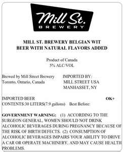 Mill St. Brewery July 2014
