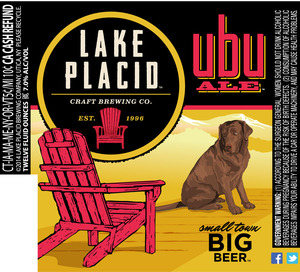 Lake Placid Ubu Ale August 2014