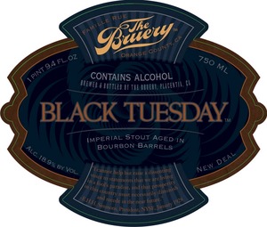 The Bruery Black Tuesday August 2014